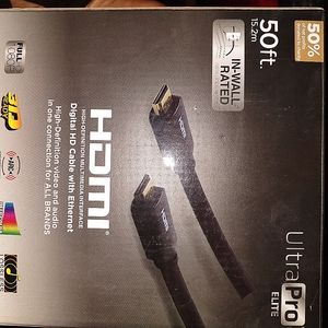 Ultra Pro Elite 50ft HDMI Cable with Ethernet *New in box
